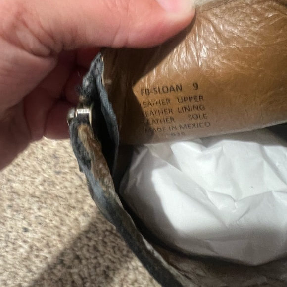 OG Freebird Sloan -9 - black w/glazey straps - Picture 5 of 5